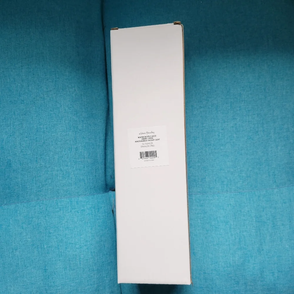 NWT Vera Bradley Stainless Steel Water Bottle - Picture 3 of 3